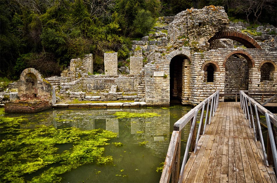 UNESCO World Heritage sites in Albania featuring three historic cities of stone architecture